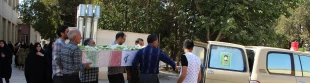آیین استقبال از شهید مهدی سلطانی درآموزشکده ملی مهارت دختران نجف آباد 10