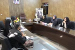 دیدار وگفتگو معاونت شبکه بهداشت درمان شهرستان با ریاست آموزشکده ملی مهارت دختران نجف آباد  4