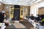 دیدار وگفتگو معاونت شبکه بهداشت درمان شهرستان با ریاست آموزشکده ملی مهارت دختران نجف آباد  6