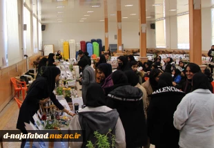 بازدید از نمایشگاه دستاوردها و توانمندی های دانشجویی گیاهان دارویی در آموزشکده ملی مهارت دختران نجف آباد 3