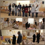 برپایی نمایشگاه گروه معماری آموزشکده ملی مهارت دختران نجف آباد  2