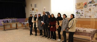 برپایی نمایشگاه گروه معماری آموزشکده ملی مهارت دختران نجف آباد  3
