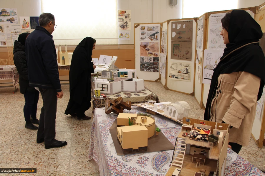 برپایی نمایشگاه گروه معماری آموزشکده ملی مهارت دختران نجف آباد  5