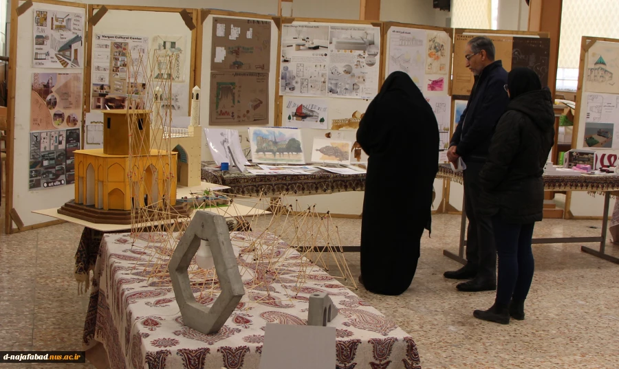 برپایی نمایشگاه گروه معماری آموزشکده ملی مهارت دختران نجف آباد  6