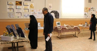 برپایی نمایشگاه گروه معماری آموزشکده ملی مهارت دختران نجف آباد  7