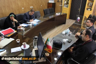 بازدید هیات نظارت و ارزیابی تضمین کیفیت آموزش عالی استان اصفهان از آموزشکده ملی مهارت دختران نجف آباد  5