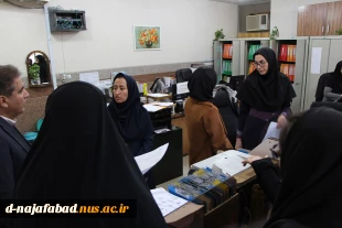 بازدید هیات نظارت و ارزیابی تضمین کیفیت آموزش عالی استان اصفهان از آموزشکده ملی مهارت دختران نجف آباد  9