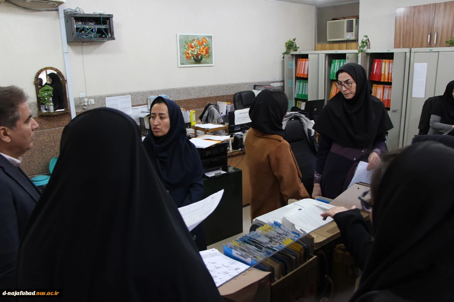 بازدید هیات نظارت و ارزیابی تضمین کیفیت آموزش عالی استان اصفهان از آموزشکده ملی مهارت دختران نجف آباد  9