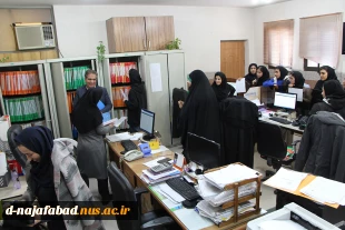 بازدید هیات نظارت و ارزیابی تضمین کیفیت آموزش عالی استان اصفهان از آموزشکده ملی مهارت دختران نجف آباد  10