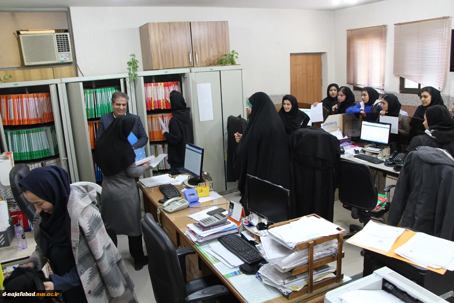 بازدید هیات نظارت و ارزیابی تضمین کیفیت آموزش عالی استان اصفهان از آموزشکده ملی مهارت دختران نجف آباد  10