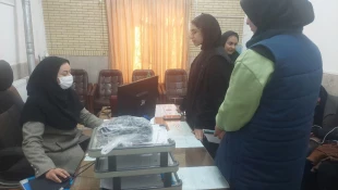 انجام آزمایشات سلامت دانشجویان آموزشکده ملی مهارت دختران نجف آباد 3