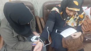 انجام آزمایشات سلامت دانشجویان آموزشکده ملی مهارت دختران نجف آباد 5