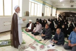 اقامه نماز ظهر وعصر به امامت حجه الاسلام و المسلمین حسناتی امام جمعه و عضو مجلس خبرگان رهبری درآموزشکده دختران نجف آباد  6