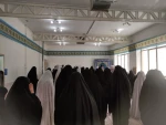 اقامه نماز ظهر وعصر به امامت حجه الاسلام و المسلمین حسناتی امام جمعه و عضو مجلس خبرگان رهبری درآموزشکده دختران نجف آباد 3