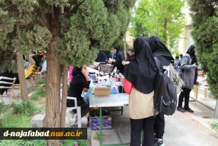 به مناسبت هفته مشاغل نمایشگاه توانمدی دانشجویان و بازارچه مشاغل خانگی در آموزشکده دختران نجف آباد  برپا شد 7