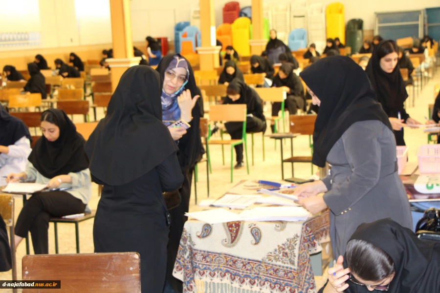 بازدید نماینده نظارت ارزیابی،تضمین کیفیت دانشگاه ملی مهارت از فرآیند برگزاری آزمون های پایان ترم 4
