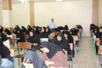 بازدید ریاست دانشگاه ملی مهارت استان اصفهان از حوزه های امتحانی،سالن ورزشی آموزشکده ملی مهارت دختران نجف آباد 4
