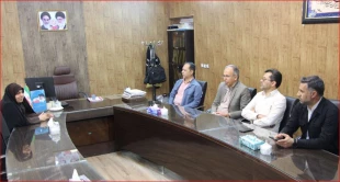 بازدید معاون سیاسی امنیتی اجتماعی فرمانداری شهرستان از آموزشکده ،خوابگاه دانشجویی وسالن ورزشی نیمه تمام  3