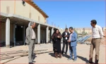 بازدید معاون سیاسی امنیتی اجتماعی فرمانداری شهرستان از آموزشکده ،خوابگاه دانشجویی وسالن ورزشی نیمه تمام  4