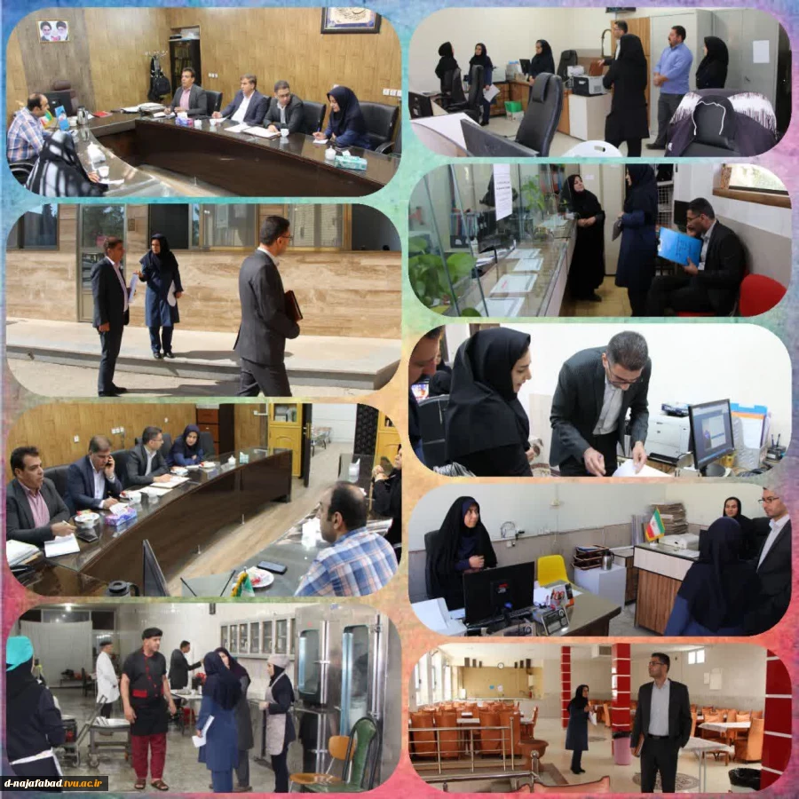 بازدید هیات نظارت و ارزیابی تضمین کیفیت آموزش عالی استان اصفهان از آموزشکده ملی مهارت دختران نجف آباد  2