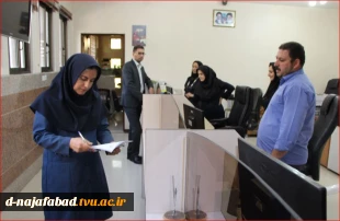 بازدید هیات نظارت و ارزیابی تضمین کیفیت آموزش عالی استان اصفهان از آموزشکده ملی مهارت دختران نجف آباد  5