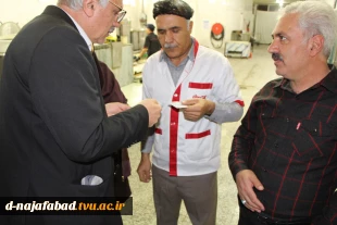 بازدید نماینده نهاد رهبری و معاونت دانشجویی دانشگاه ملی مهارت اصفهان از آموزشکده دختران نجف‌آباد 5