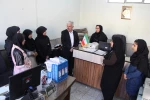 بازدید نماینده نهاد رهبری و معاونت دانشجویی دانشگاه ملی مهارت اصفهان از آموزشکده دختران نجف‌آباد 8