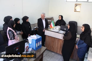 بازدید نماینده نهاد رهبری و معاونت دانشجویی دانشگاه ملی مهارت اصفهان از آموزشکده دختران نجف‌آباد 8