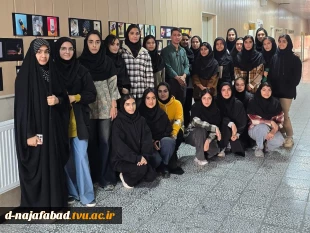 برپایی نمایشگاه عکس دانشجویان آموزشکده ملی مهارت دختران نجف‌آباد 4