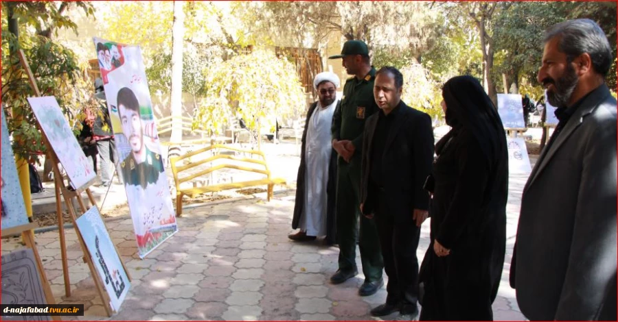 برگزاری آیین سوگواری درفراق بانوی دوعالم  و یاد بود پاسدارشهید حسین اسحقی در آموزشکده ملی مهارت دختران نجف آباد  4