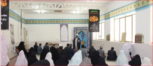 برگزاری آیین سوگواری درفراق بانوی دوعالم  و یاد بود پاسدارشهید حسین اسحقی در آموزشکده ملی مهارت دختران نجف آباد  5