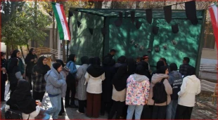 برگزاری آیین سوگواری درفراق بانوی دوعالم  و یاد بود پاسدارشهید حسین اسحقی در آموزشکده ملی مهارت دختران نجف آباد  6