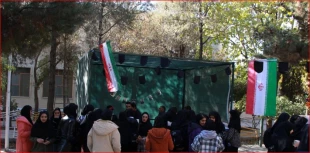 برگزاری آیین سوگواری درفراق بانوی دوعالم  و یاد بود پاسدارشهید حسین اسحقی در آموزشکده ملی مهارت دختران نجف آباد  7