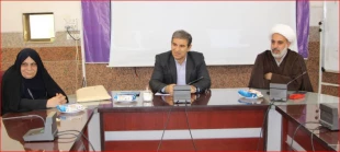 دیدار نماینده نهاد رهبری و ریاست دانشگاه ملی مهارت استان اصفهان با کارکنان آموزشکده دختران نجف‌آباد 4