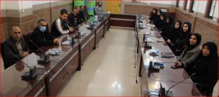 دیدار نماینده نهاد رهبری و ریاست دانشگاه ملی مهارت استان اصفهان با کارکنان آموزشکده دختران نجف‌آباد 6