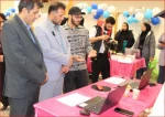 آیین اختتامیه  نمایشگاه دست‌ساخته‌های دانشجویان رشته‌های کامپیوترهمراه با معرفی برگزیدگان آموزشکده ملی مهارت دختران نجف‌آباد برگزار شد. 8