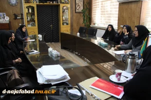 برگزاری جلسه تعامل سرپرستان خوابگاه با ریاست آموزشکده ملی مهارت دختران نجف‌آباد 5