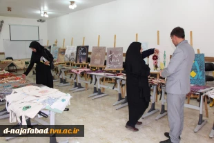 بازدید معاونت دانشجویی و فرهنگی دانشگاه ملی مهارت استان اصفهان از آموزشکده دختران نجف‌آباد 4