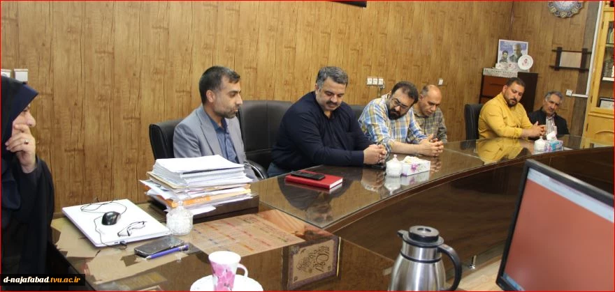 بازدید مدیر حراست دانشگاه ملی مهارت استان اصفهان از آموزشکده دختران نجف‌آباد  7
