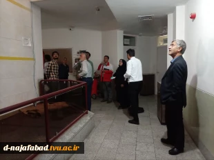 بازدید مدیریت بحران شهرستان از خوابگاه دانشجویی آموزشکده ملی مهارت دختران نجف آباد 3