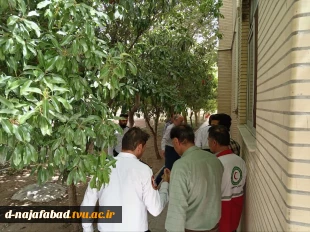 بازدید مدیریت بحران شهرستان از خوابگاه دانشجویی آموزشکده ملی مهارت دختران نجف آباد 5