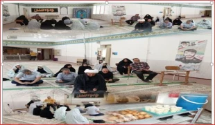 برگزاری مراسم معنوی قرائت زیارت عاشورا و گرامیداشت سالگرد شهید اقتدار حسین اسحقی در آموزشکده ملی مهارت دختران نجف‌آباد 2