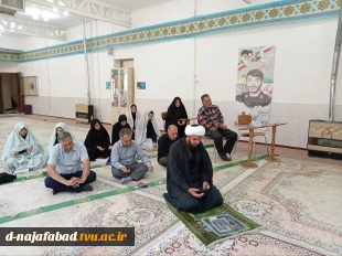 برگزاری مراسم معنوی قرائت زیارت عاشورا و گرامیداشت سالگرد شهید اقتدار حسین اسحقی در آموزشکده ملی مهارت دختران نجف‌آباد 4