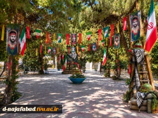 آذین‌بندی و فضاسازی محیط آموزشکده در هفته دفاع مقدس 4