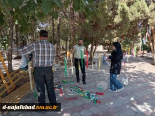 آذین‌بندی و فضاسازی محیط آموزشکده در هفته دفاع مقدس 5