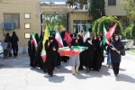 آیین پرچم گردانی واستقبال از دانشجویان بمناسبت بازگشایی دانشگاه ها در آموزشکده دختران نجف آباد برگزار شد  11